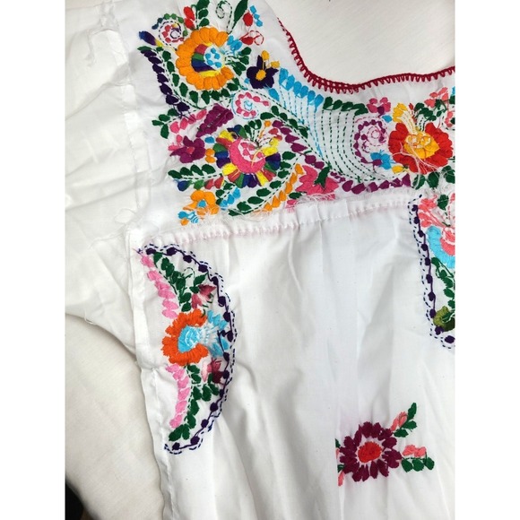 Handmade MuuMuu House Dress Hand Embroidered One size Leisure Lounging - Picture 6 of 10